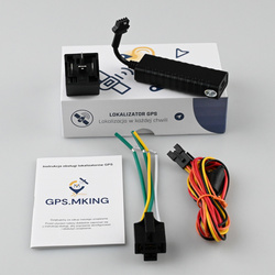 Lokalizator GPS odcięcie paliwa 8-90V MK23