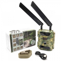 Zestaw Fotopułapka Kamera Leśna SF4.0Pro AES GPS GSM 4G LTE 24MPX + SIM + 32GB + Zasilanie