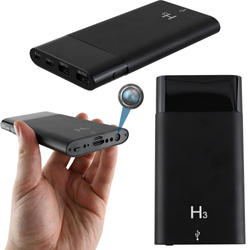 Mini ukryta kamera w powerbank H3 tryb nocny Full HD