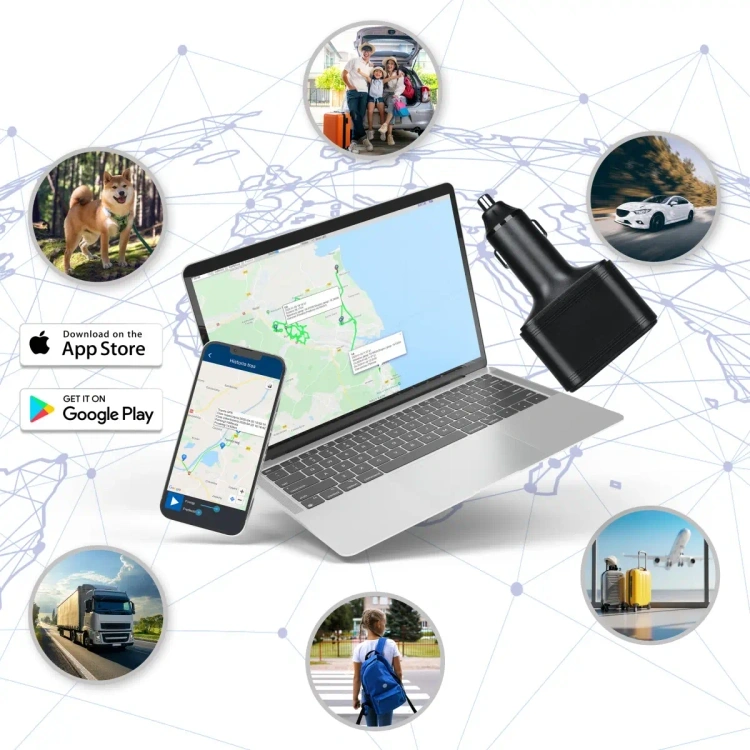 Lokalizator GPS MK036 4G Ukryty w Ładowarce z Podsłuchem