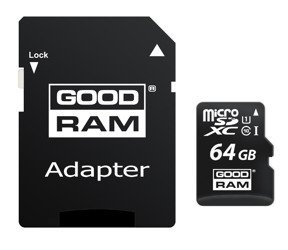 Karta pamięci SD GoodRam UHS1 CL10 64GB + adapter