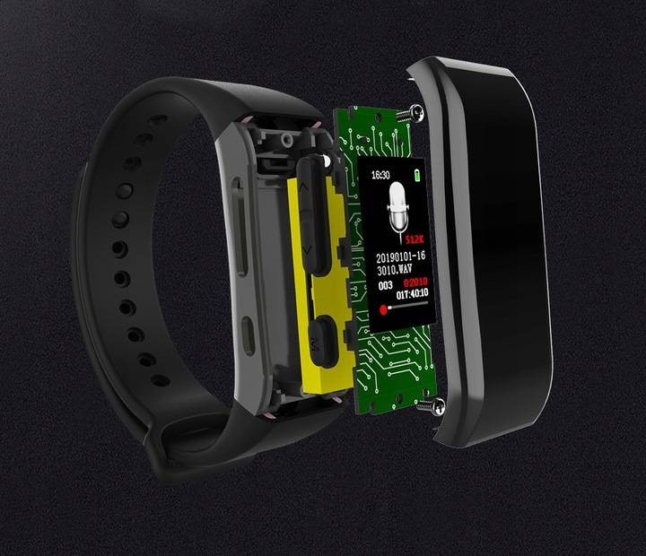 Dyktafon Smartband Detekcja podsłuch 16GB WR-50A