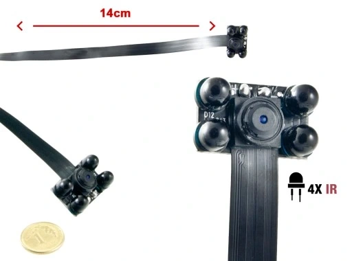 Dyskretna Mini Kamera Szpiegowska WIFI HD P2P 4IR S06NB
