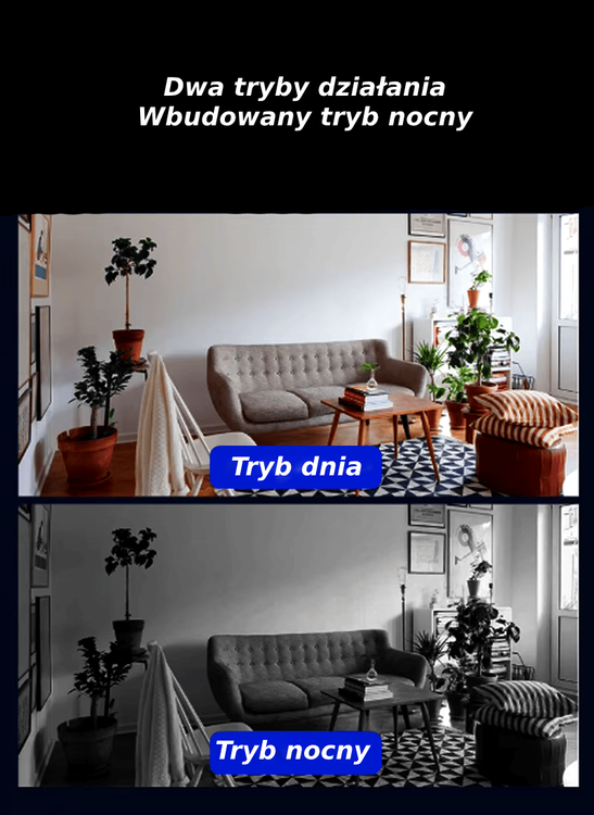 Mini kamera WiFi szpiegowska z czujnikiem ruchu  MC02 podgląd online na żywo do 10 dni 