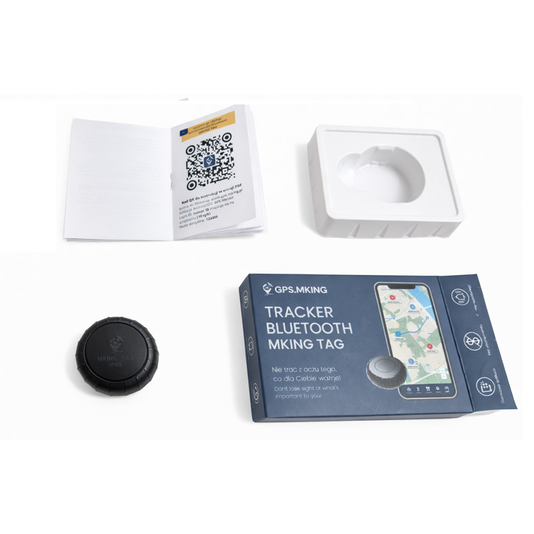 Mini Lokalizator Bluetooth MKING TAG – wygodne śledzenie bez abonamentu