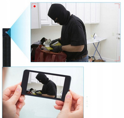 Ukryta mini kamera w doniczce kwiat z podglądem na żywo w telefonie