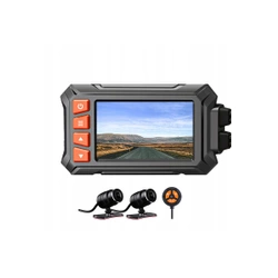 Rejestrator motocyklowy 2 kamery 1080p WiFi GPS A13 rejestrator do motocykla