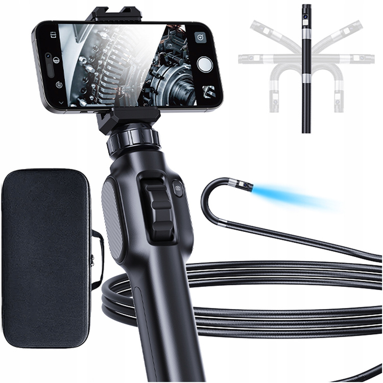 Kamera Inspekcyjna S43-OTG PRO RUCHOMA GŁOWICA  - TEST