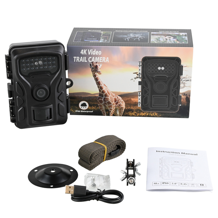 Fotopułapka RF06 – kamera leśna 4K 48 Mpx IR 940 nm bez abonamentu, IP66