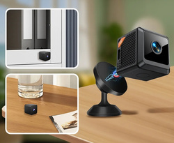 Mini Kamera WIFI W02 z Magnesem do monitorowania domu, biura, pomieszczeń.