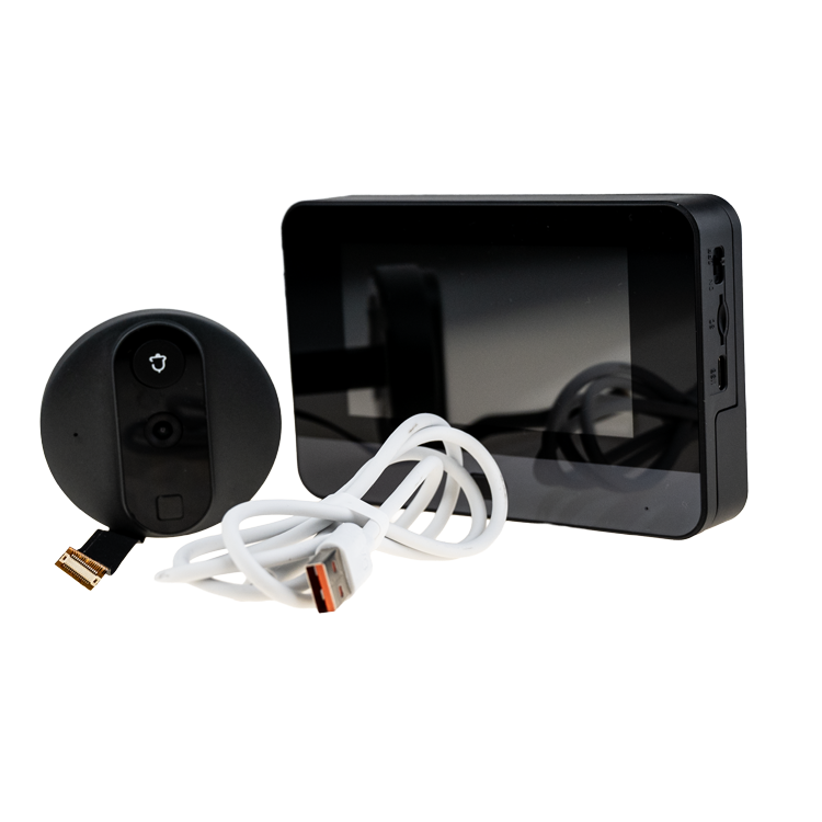 Wizjer elektroniczny judasz z czujnikiem ruchu JDS1 tryb nocny