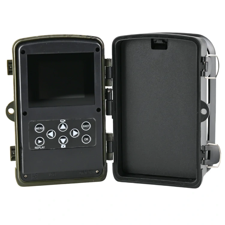 Zestaw Fotopułapka kamera leśna TOPHUNT HC800A FHD 42xIR 16MPX + Karta SD 32 GB  +8xAA