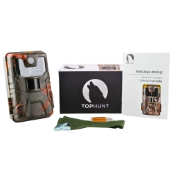 ZESTAW Fotopułapka HC-900A 36Mpx 44 IR LED + Karta SD 32GB + 8x Baterie AA everActive